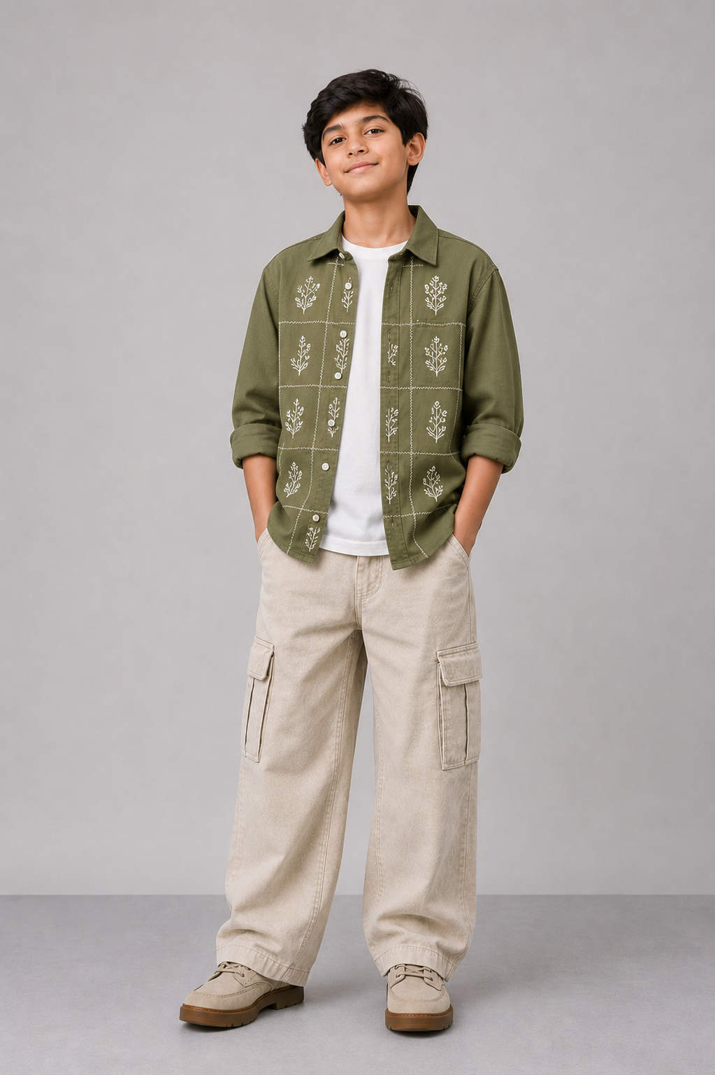 Olive Green Shirt